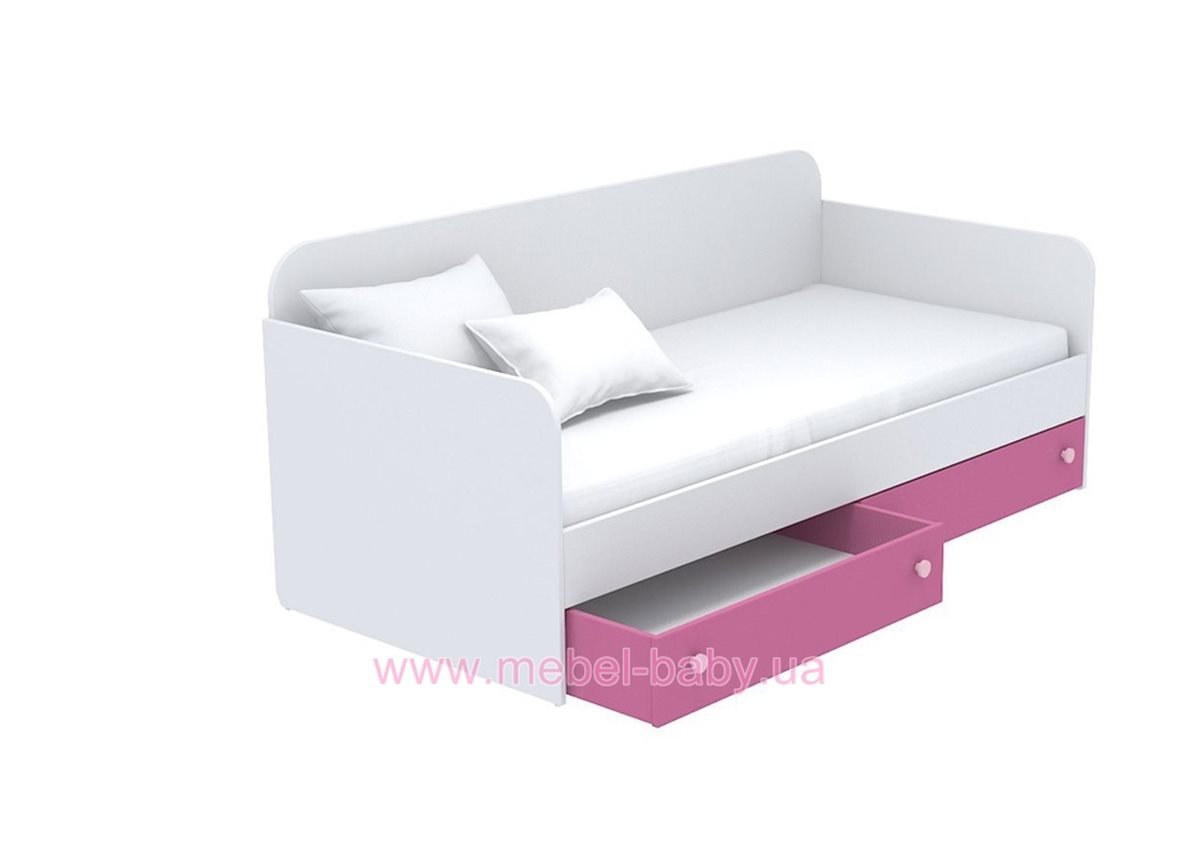 Выдвижной ящик для кровати-дивана маленький кв-15-7 Акварели Розовые