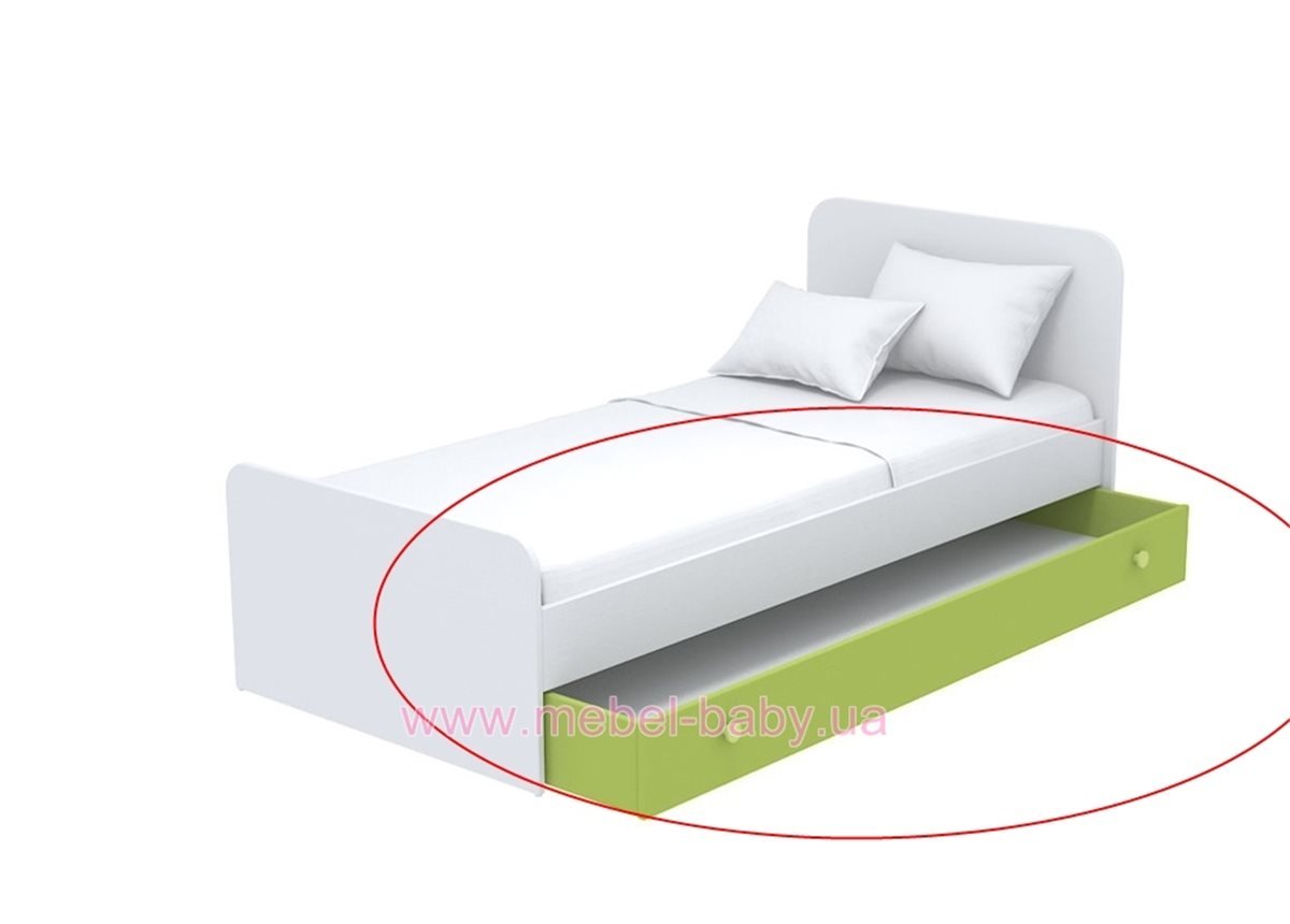 Выдвижной ящик большой кв-13-1 зеленый