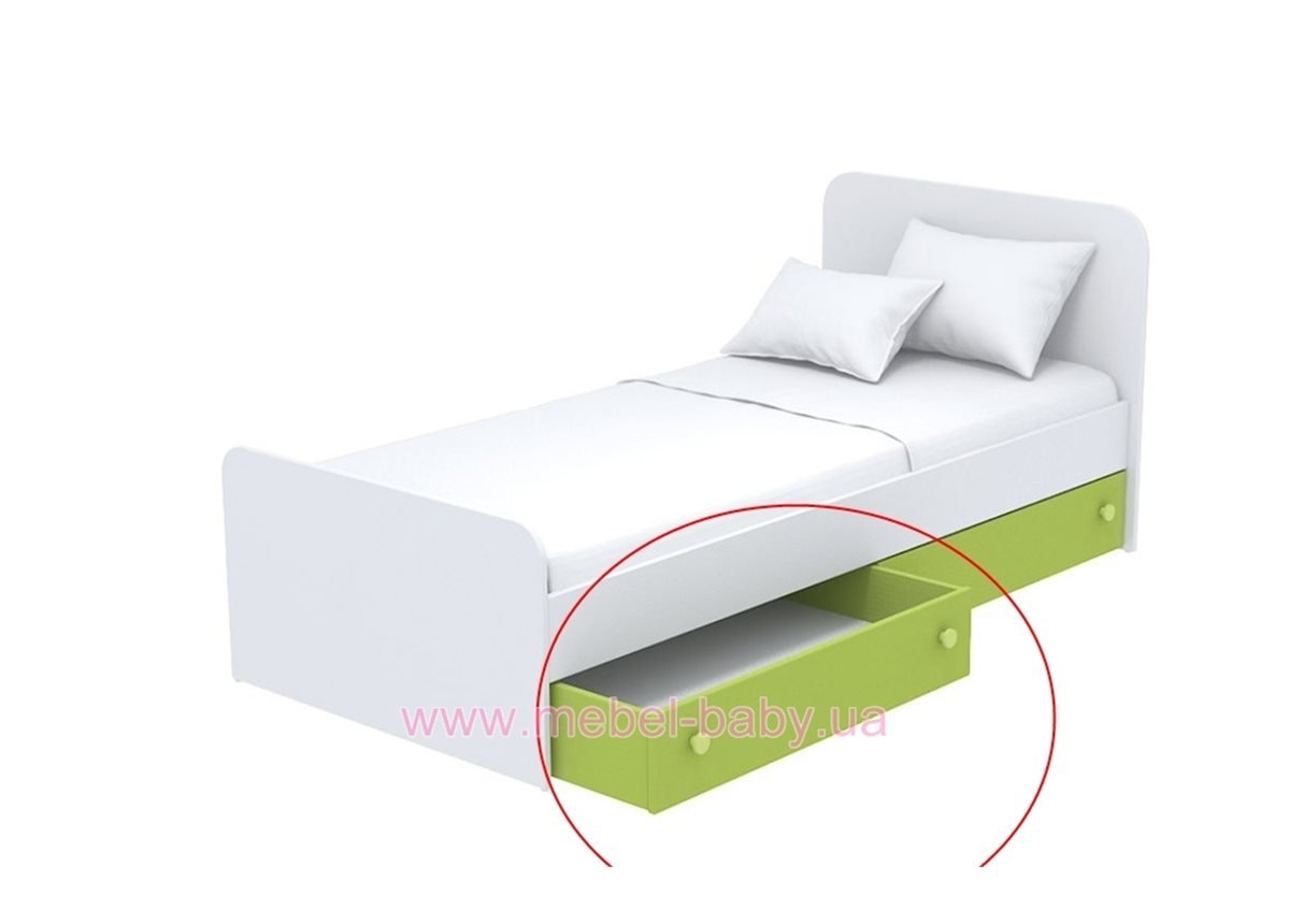 Выдвижной ящик маленький кв-15-8 зеленый