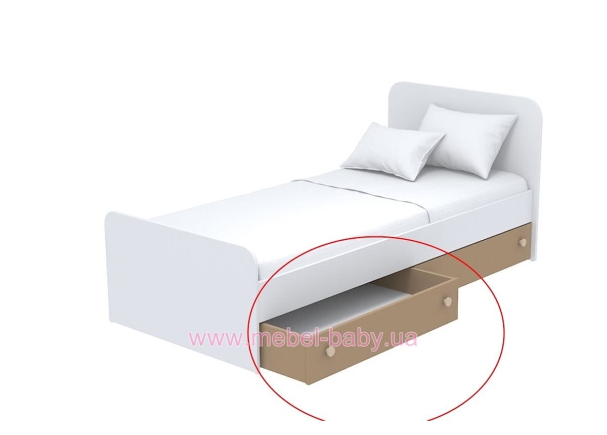 Выдвижной ящик маленький кв-15-9 коричневый